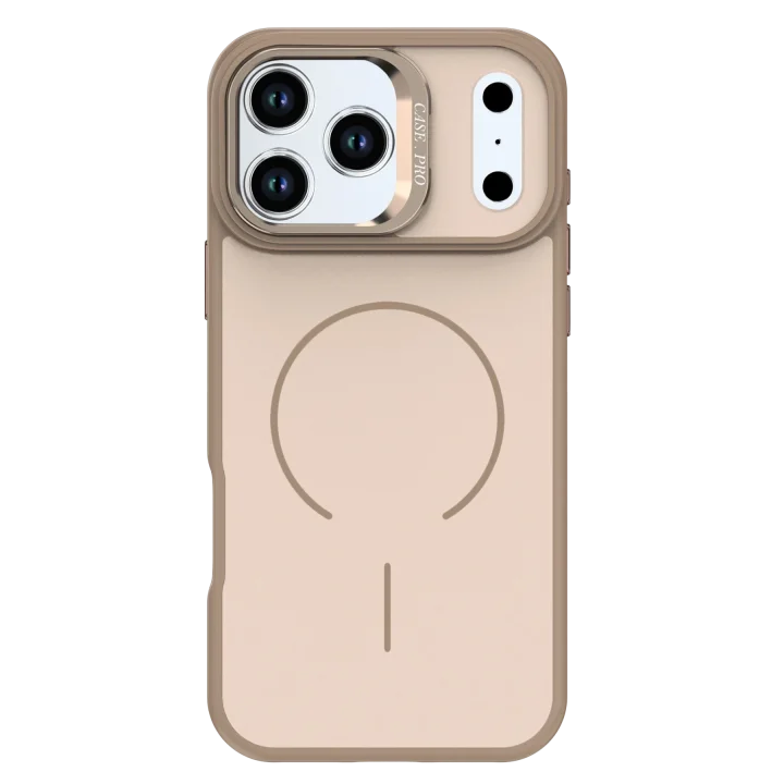 Mey İthalat®  Apple iPhone 17 Pro Max Flexa Magsafe Kapak - Gold