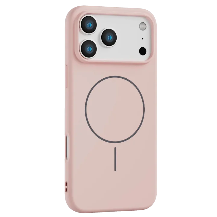 Mey İthalat®   iPhone 17 Pro Max Jully Magsafe Kapak - Pudra