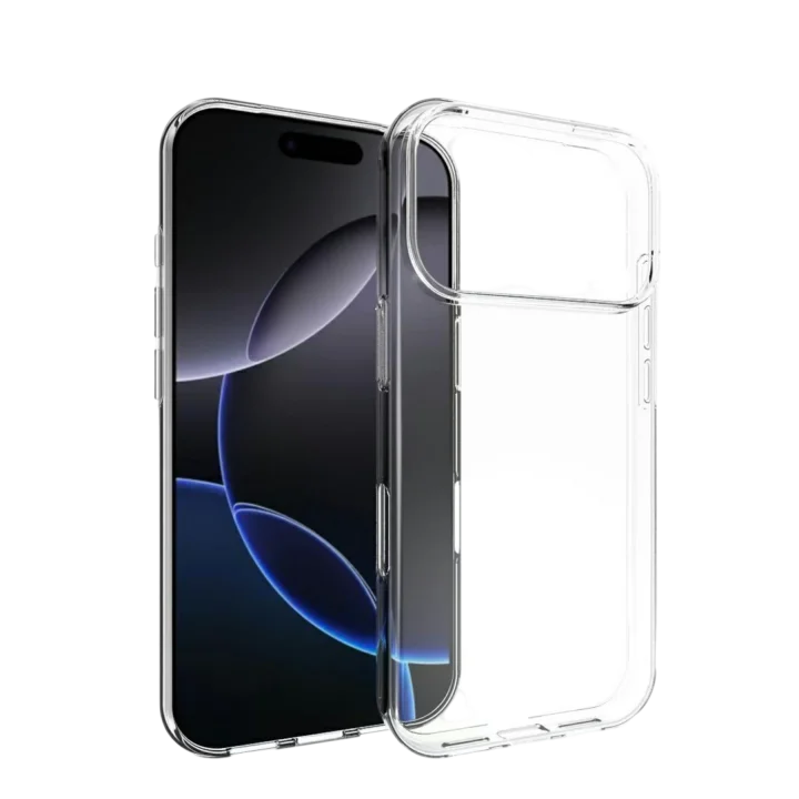 Mey İthalat®  Apple iPhone 17 Pro Max Lüx Şeffaf Silikon - Şeffaf