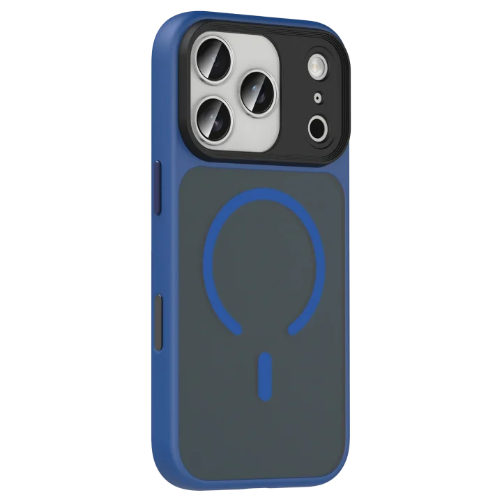 Mey İthalat®   iPhone 17 Pro Max Megane Magsafe Kapak - Lacivert
