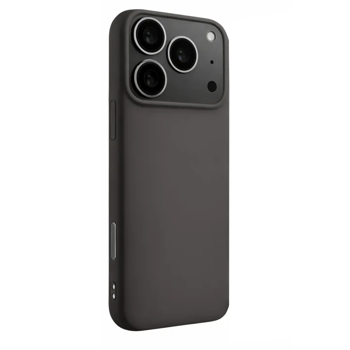 Mey İthalat®  Apple iPhone 17 Pro Max Nano içi Kadife Silikon - Gri