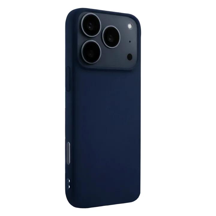 Mey İthalat®  Apple iPhone 17 Pro Max Nano içi Kadife Silikon - Lacivert