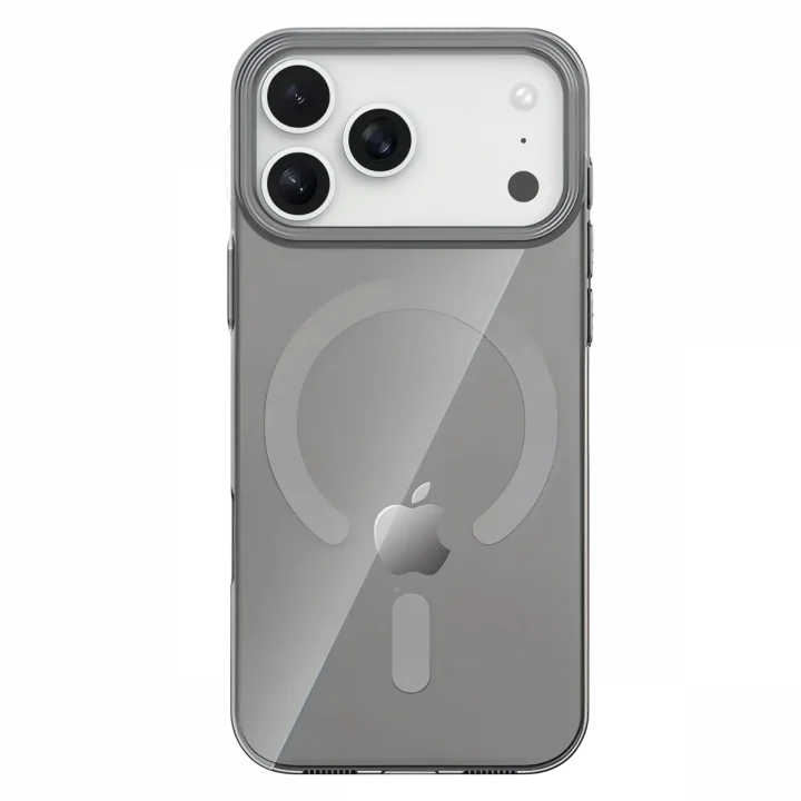 Mey İthalat®   iPhone 17 Pro Max PC Blank Magsafe Kapak - Natural Grey