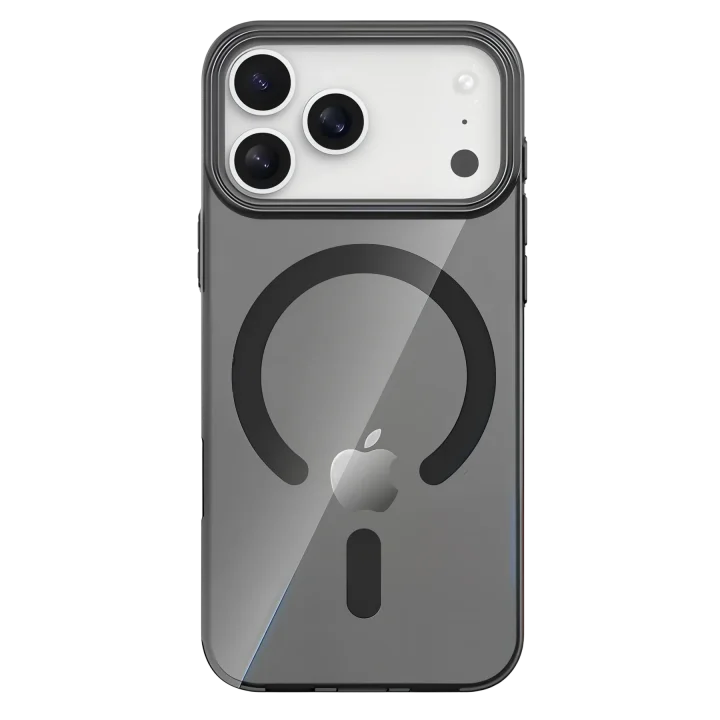 Mey İthalat®   iPhone 17 Pro Max PC Blank Magsafe Kapak - Siyah