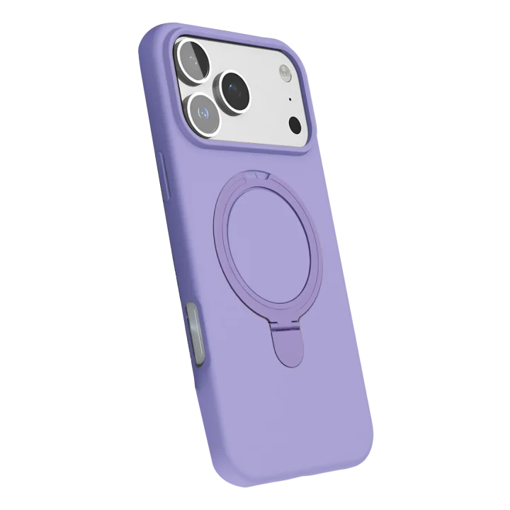 Mey İthalat®  Apple iPhone 17 Pro Max Regal Magsafe Standlı Kapak - Lila