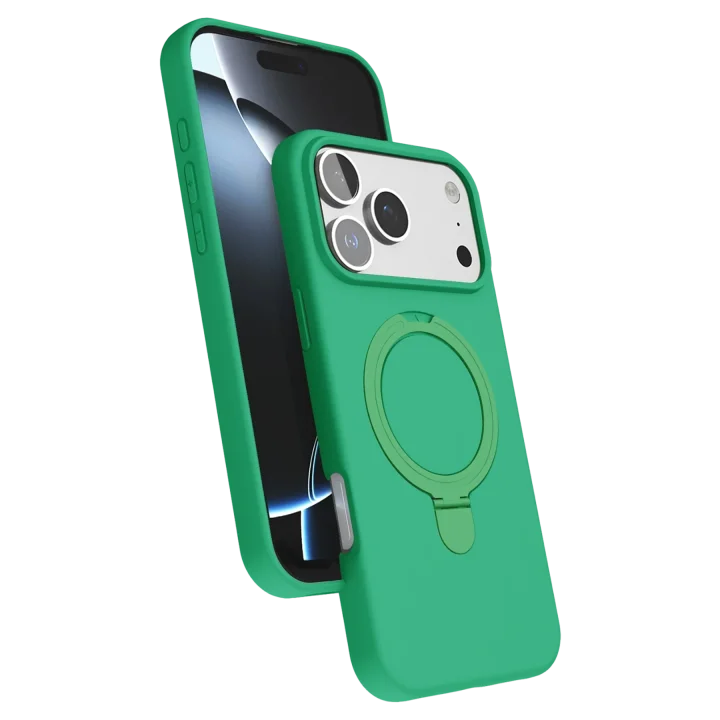 Mey İthalat®  Apple iPhone 17 Pro Max Regal Magsafe Standlı Kapak - Yeşil