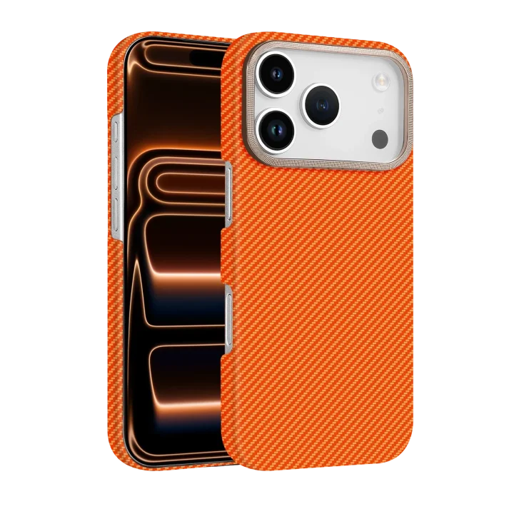 Mey İthalat®  Apple iPhone 17 Pro Max Vega Magsafe Kapak - Turuncu