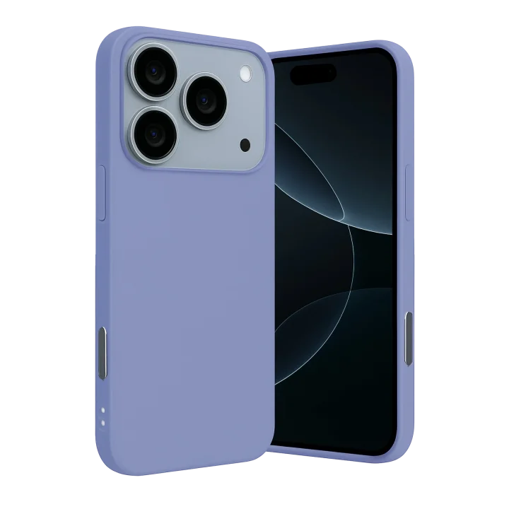 Mey İthalat®  Apple iPhone 17 Pro Nano içi Kadife Silikon - Lila