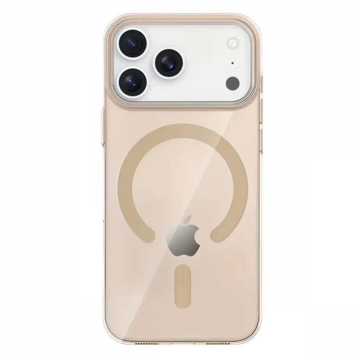 Mey İthalat®   iPhone 17 Pro PC Blank Magsafe Kapak - Çöl Titanyum
