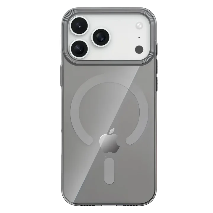 Mey İthalat®   iPhone 17 Pro PC Blank Magsafe Kapak - Natural Grey