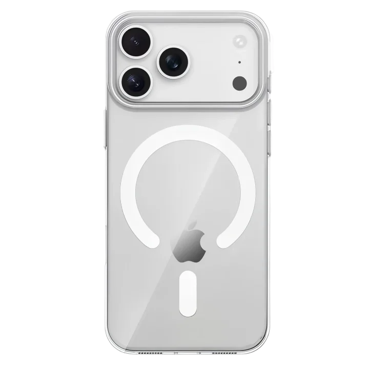 Mey İthalat®   iPhone 17 Pro PC Blank Magsafe Kapak - Şeffaf