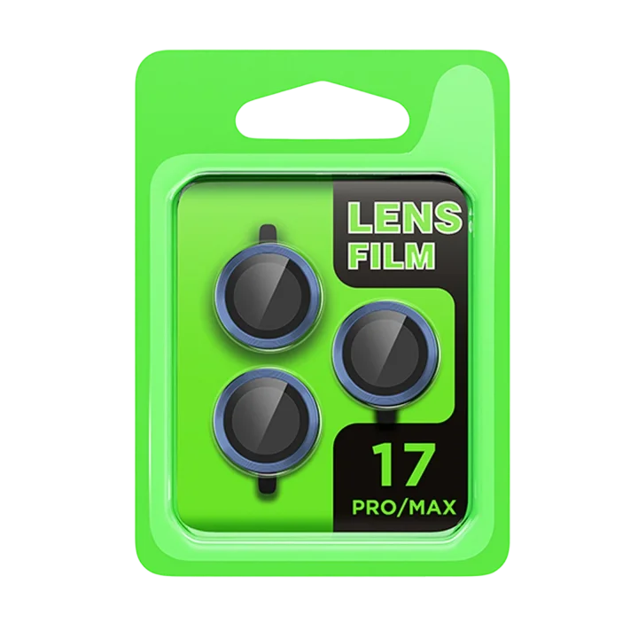 Mey İthalat®   iPhone 17 Pro Raze Metal Kamera Lens - Koyu Mavi