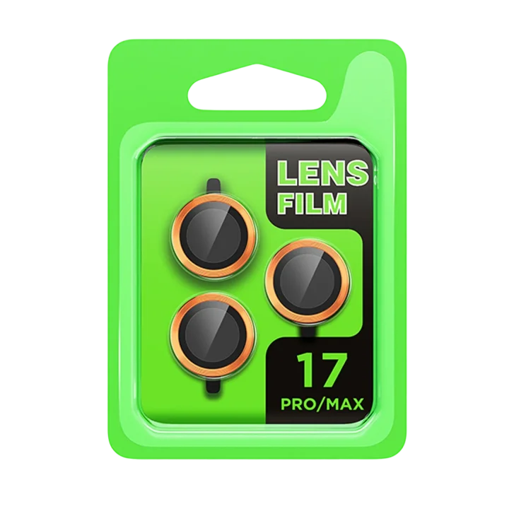 Mey İthalat®  Apple iPhone 17 Pro Raze Metal Kamera Lens - Turuncu