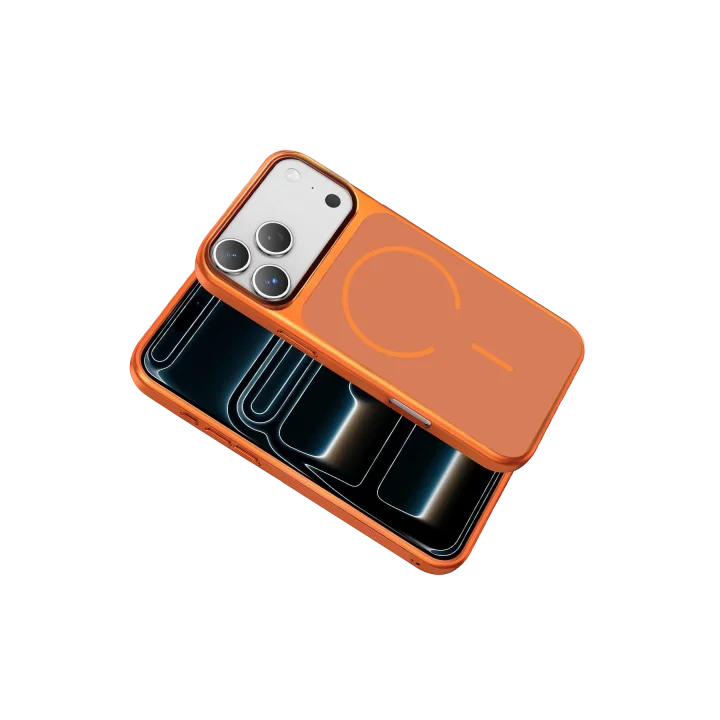 Mey İthalat®   iPhone 17 Pro Rush Magsafe Kapak - Turuncu
