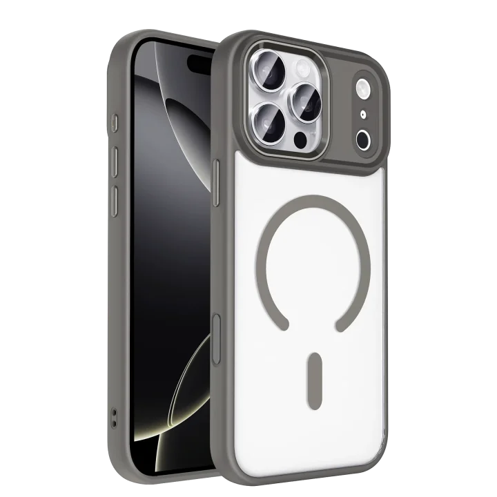 Mey İthalat®  Apple iPhone 17 Pro Terea Magsafe Kapak - Gri