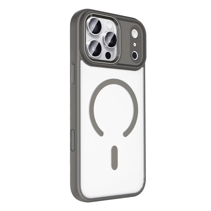 Mey İthalat®  Apple iPhone 17 Pro Terea Magsafe Kapak - Gri