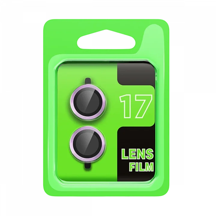 Mey İthalat®  Apple iPhone 17 Raze Metal Kamera Lens - Açık Mor