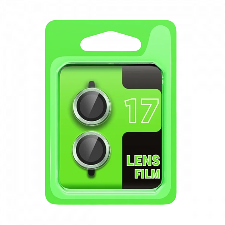 Mey İthalat®  Apple iPhone 17 Raze Metal Kamera Lens - Açık Yeşil