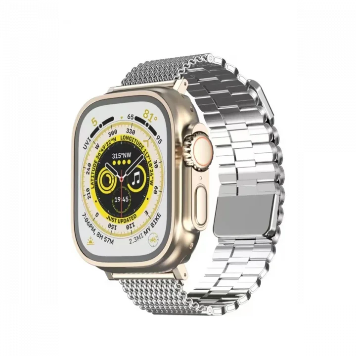 Mey İthalat®  Apple Watch 38mm Ascend Metal Kordon - Gümüş