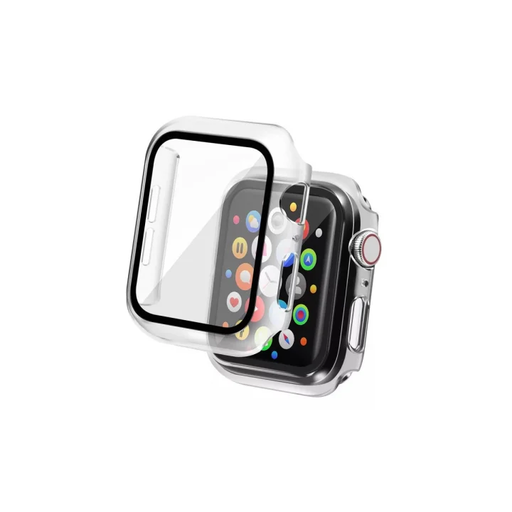 Mey İthalat®  Apple Watch 38mm Camlı Kasa Ekran Koruyucu - Şeffaf