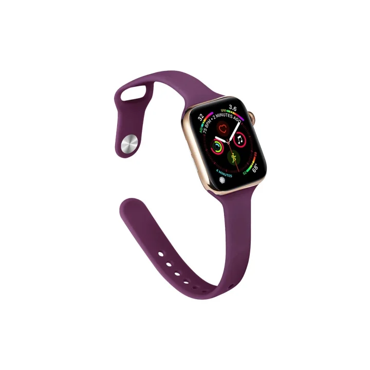 Mey İthalat®  Apple Watch 38mm Klasik Kordon - Mürdüm