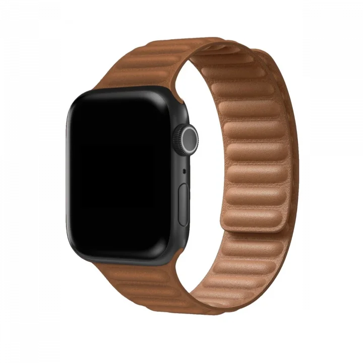 Mey İthalat®  Apple Watch 38mm Loop Kordon - Kahverengi