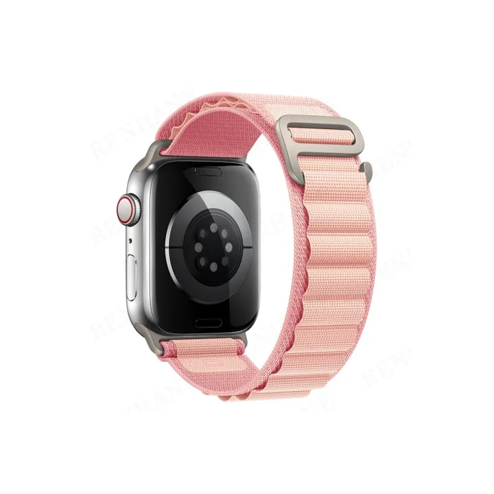Mey İthalat®  Apple Watch 38mm Mountain Kordon - Pembe
