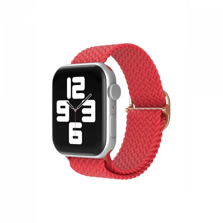Mey İthalat®  Apple Watch 38mm Star Kordon - Kırmızı