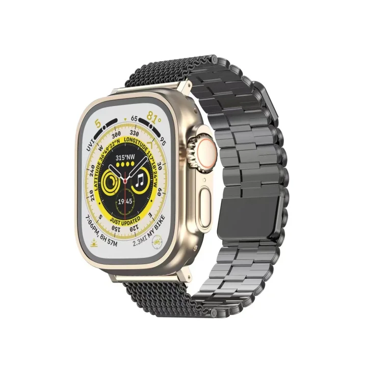 Mey İthalat®  Apple Watch 42mm Ascend Metal Kordon - Gri
