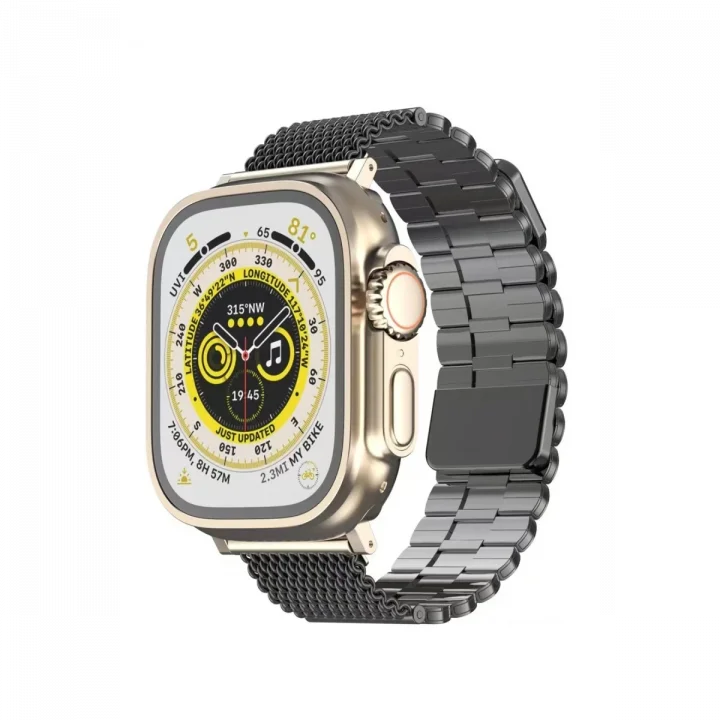 Mey İthalat®  Apple Watch 42mm Ascend Metal Kordon - Gri