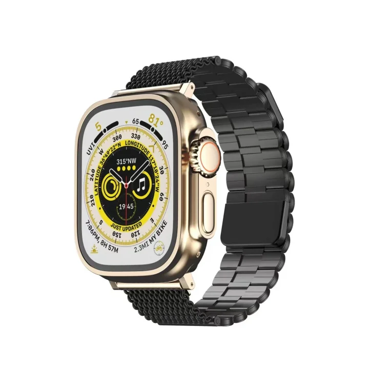 Mey İthalat®  Apple Watch 42mm Ascend Metal Kordon - Siyah