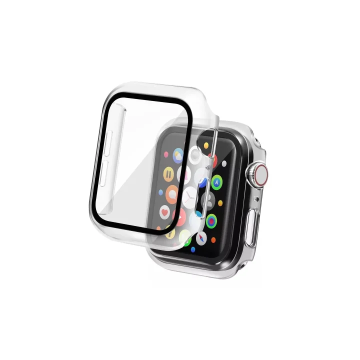 Mey İthalat®  Apple Watch 42mm Camlı Kasa Ekran Koruyucu - Şeffaf