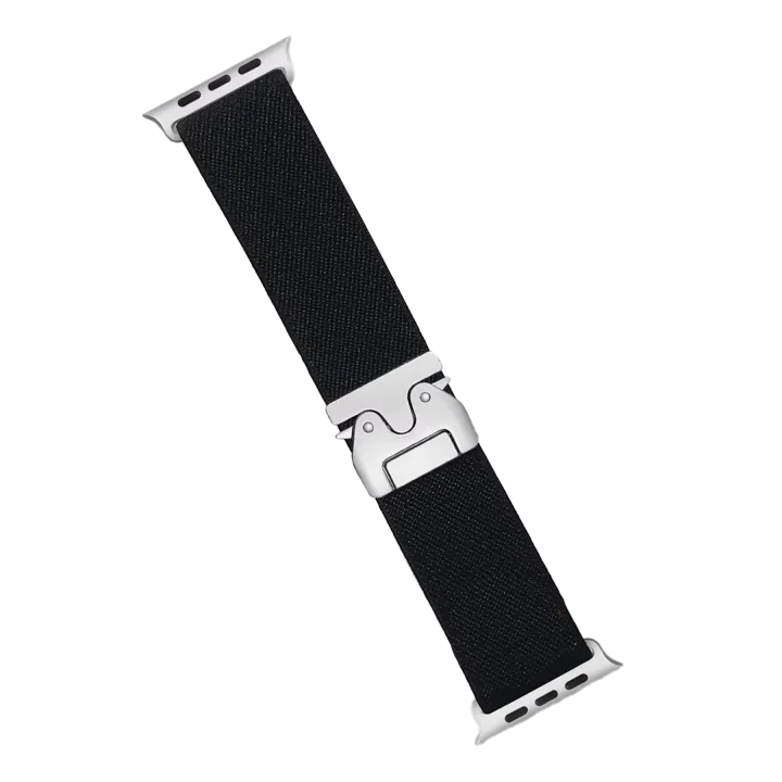 Mey İthalat®  Apple Watch 42mm Forest Kumaş Kordon - Siyah