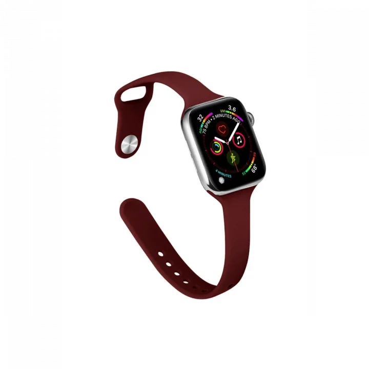 Mey İthalat®  Apple Watch 42mm Klasik Kordon - Bordo