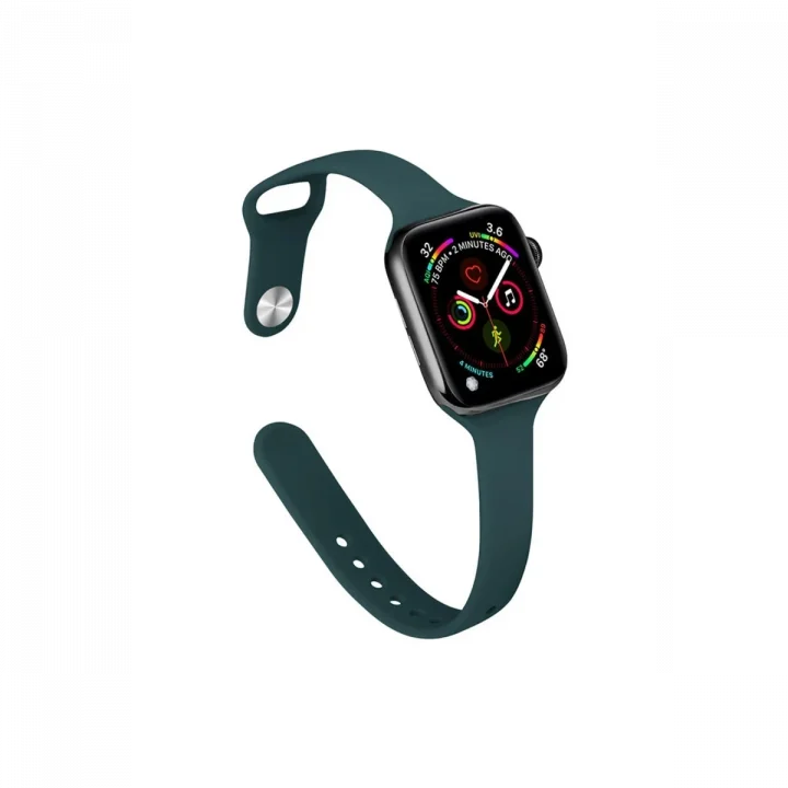 Mey İthalat®  Apple Watch 42mm Klasik Kordon - Haki Yeşil
