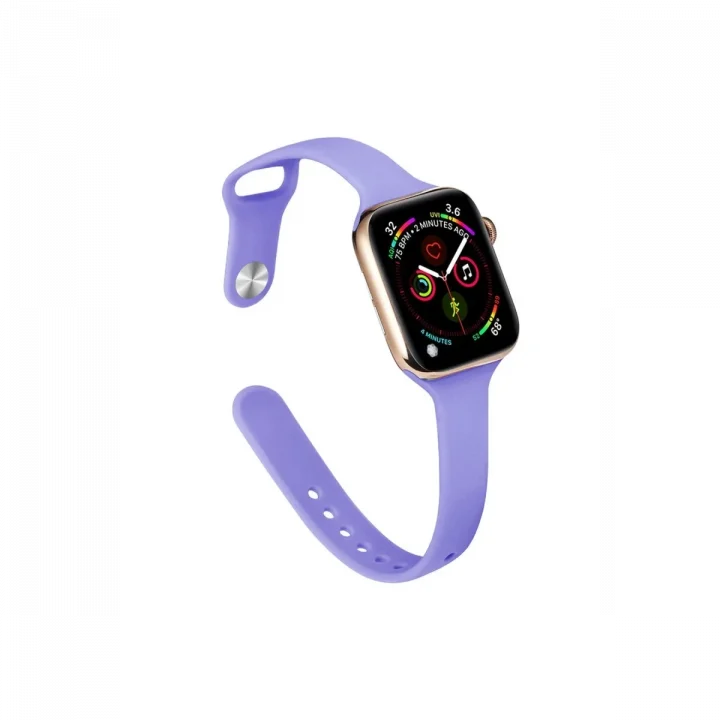 Mey İthalat®  Apple Watch 42mm Klasik Kordon - Mor