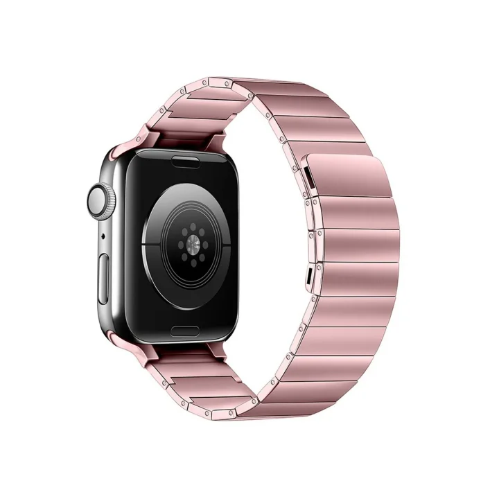 Mey İthalat®  Apple Watch 42mm KR404 Huks Kordon - Rose Gold