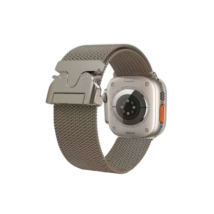 Mey İthalat®  Apple Watch 42mm Milano Metal Kordon - Desert