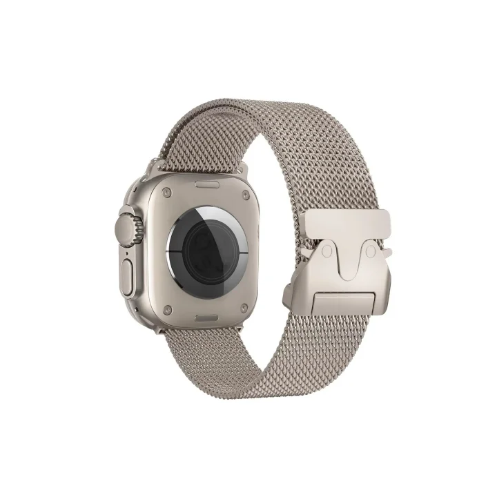 Mey İthalat®  Apple Watch 42mm Milano Metal Kordon - Titan Gri