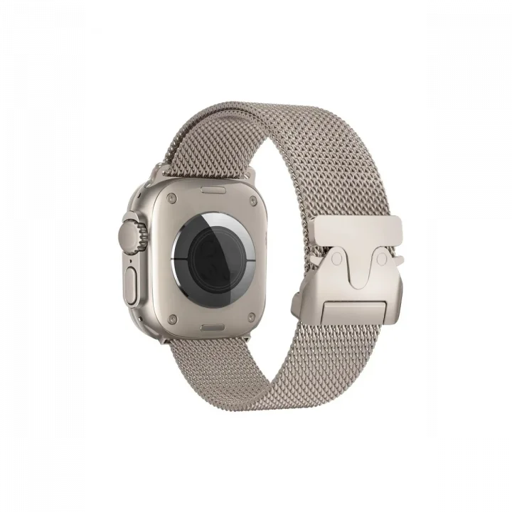 Mey İthalat®  Apple Watch 42mm Milano Metal Kordon - Titan Gri