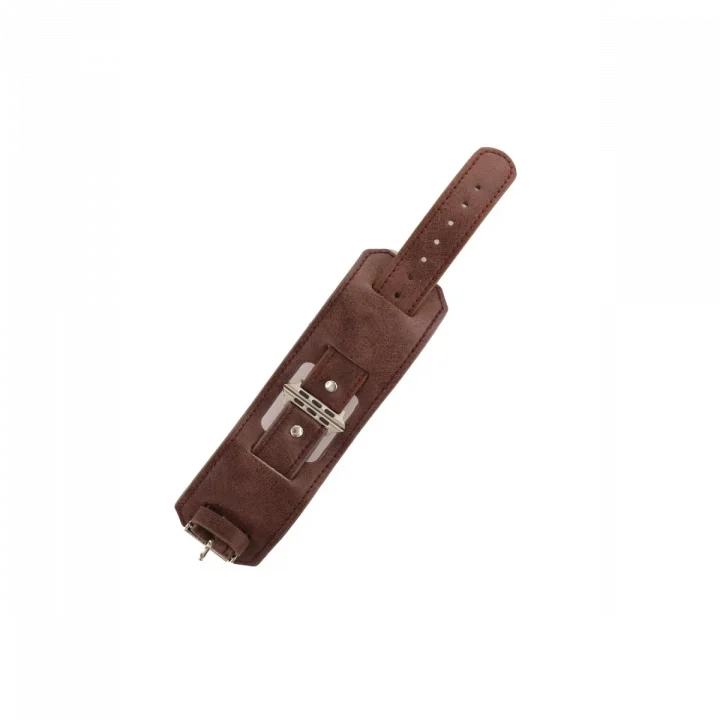 Mey İthalat®  Apple Watch 42mm NL17 Deri Kordon - Mürdüm