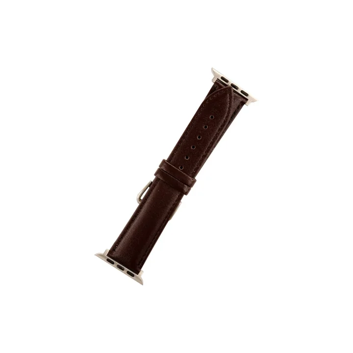 Mey İthalat®  Apple Watch 42mm NL26 Deri Kordon - Kahverengi