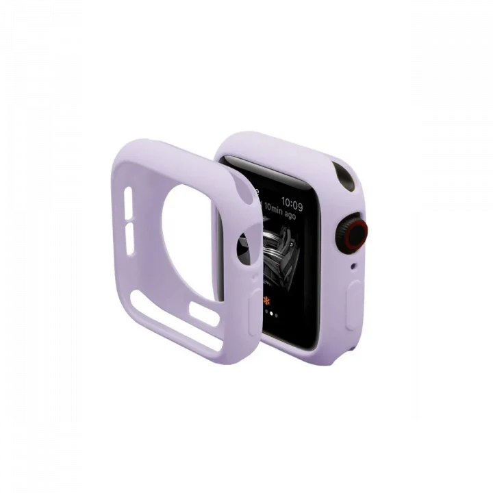 Mey İthalat®  Apple Watch 42mm Silikon Alt Kasa - Lila
