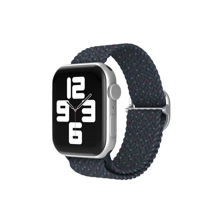 Mey İthalat®  Apple Watch 42mm Star Kordon - Benekli Lacivert