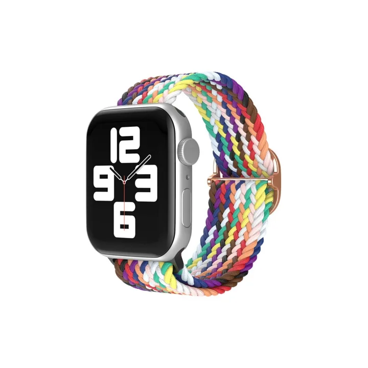Mey İthalat®  Apple Watch 42mm Star Kordon - Gökkuşağı 2