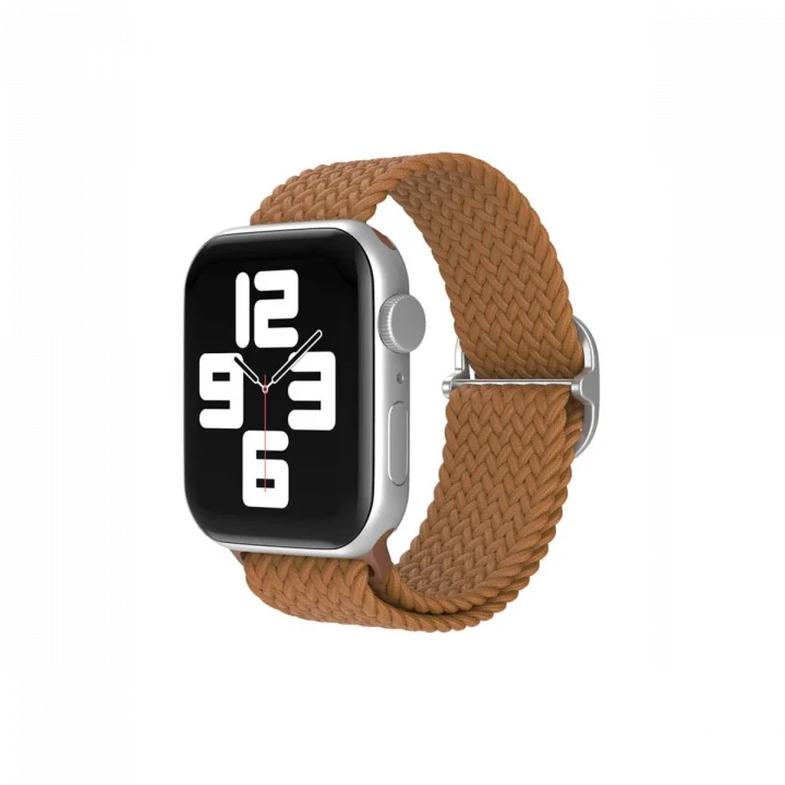 Mey İthalat®  Apple Watch 42mm Star Kordon - Kahverengi