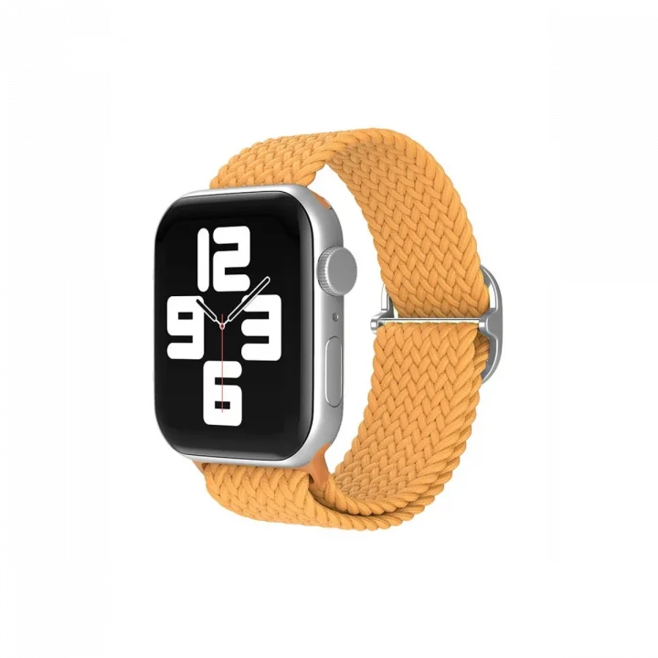 Mey İthalat®  Apple Watch 42mm Star Kordon - Sarı