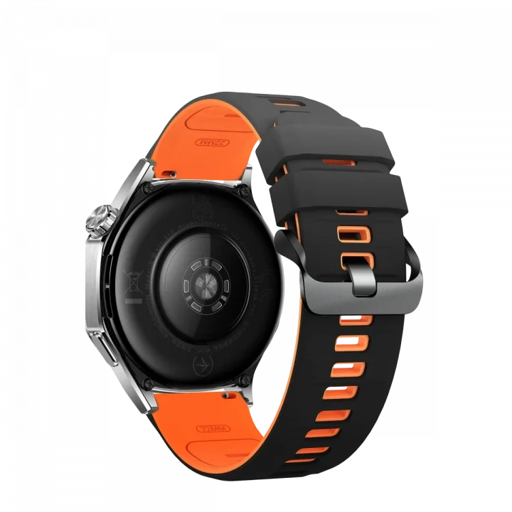 Mey İthalat®  Apple Watch Ultra 49mm Minoc Kordon - Siyah-Turuncu