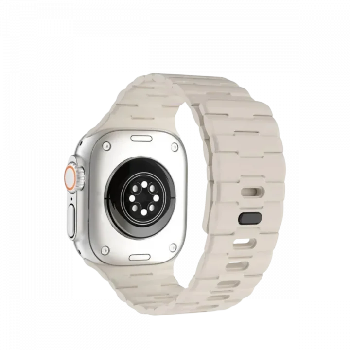 Mey İthalat®  Apple Watch Ultra 49mm Wowen Kordon - Bej