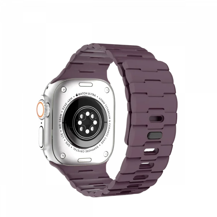 Mey İthalat®  Apple Watch Ultra 49mm Wowen Kordon - Bordo